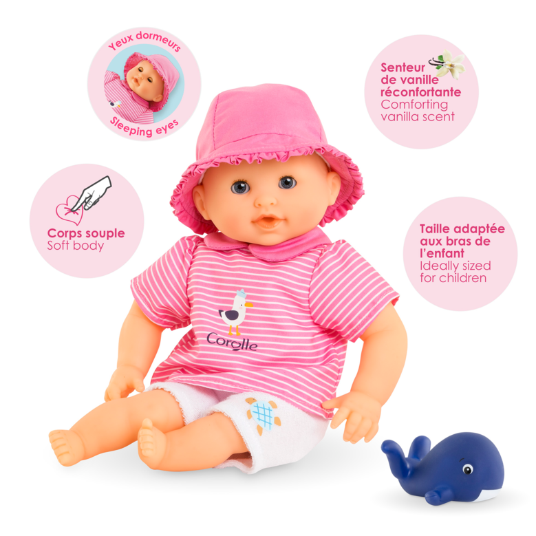 Poupon Bébé Bain Océane - Baleine