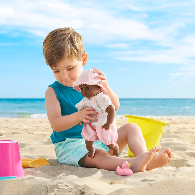 Poupon Bébé Bain Alyzée Tulipes