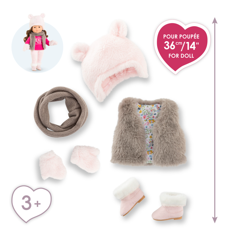 Coffret Hiver et Accessoires pour poupée ma Corolle