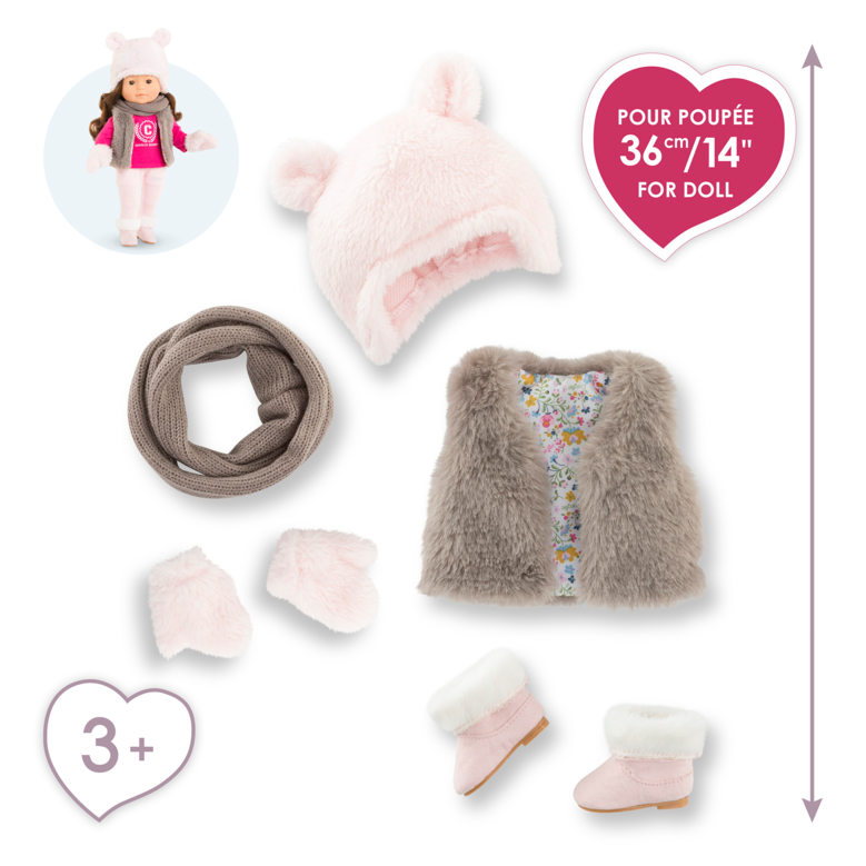 Coffret Hiver et Accessoires pour poupée ma Corolle