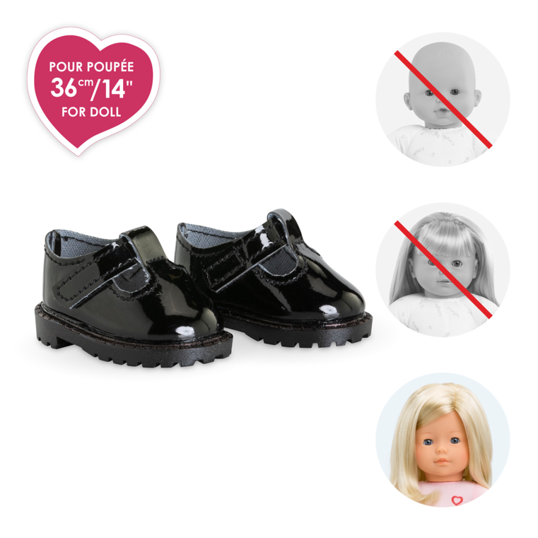 Babies vernies noires pour poupée ma Corolle