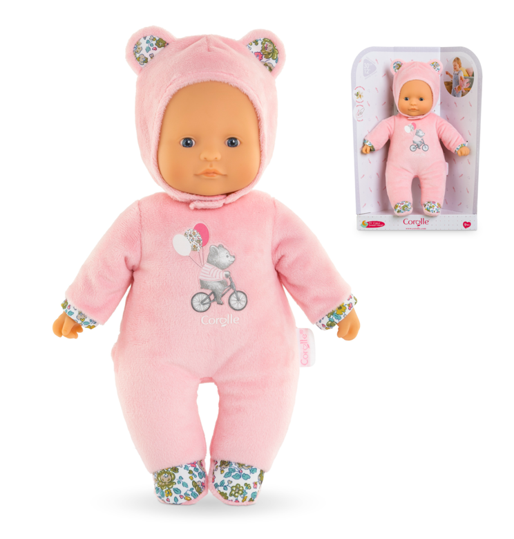 Poupon Pti'Cœur Ours Rose