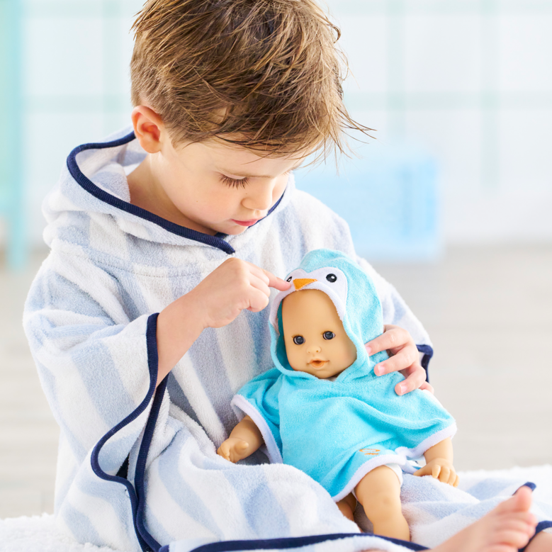 Poupon Paul fait pipi et Cape de Bain Pingouin