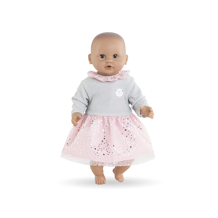 Robe Soir de Fête pour poupon 30 cm
