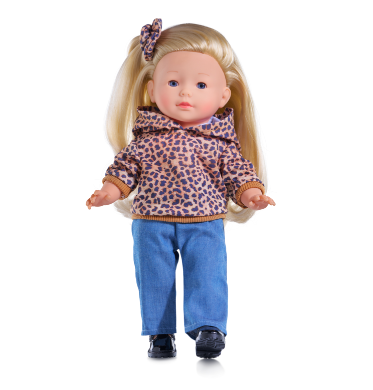 Paloma en Sweat Léopard et Jean