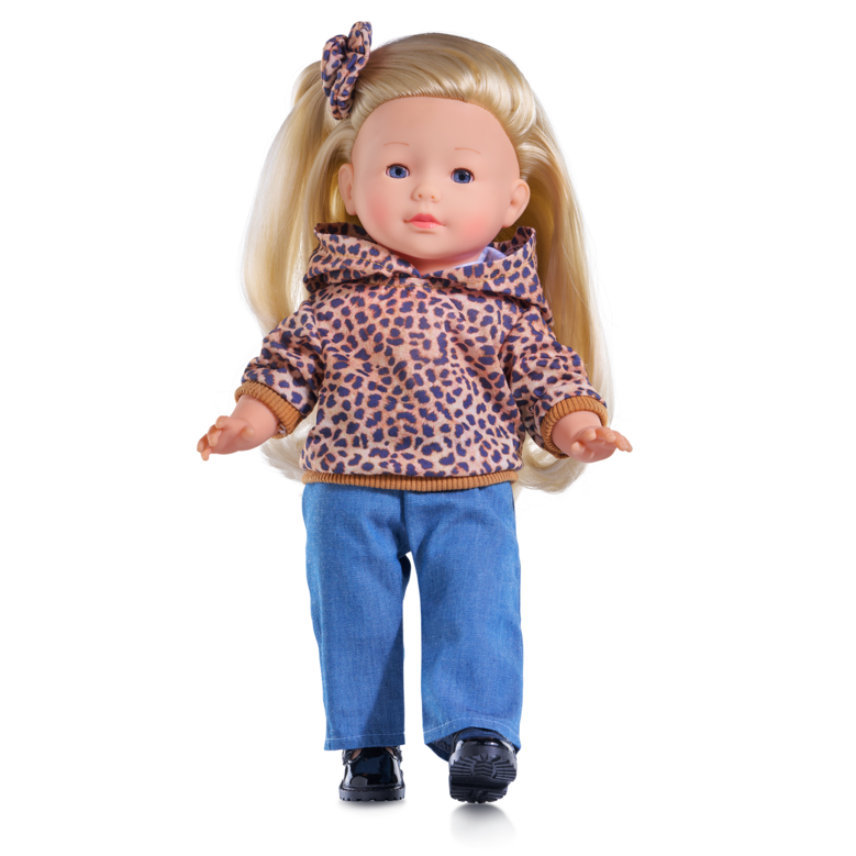 Paloma en Sweat Léopard et Jean