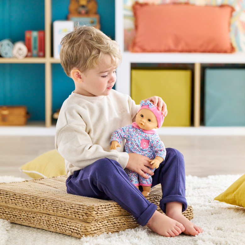 Bébé Calin Capucine et Couffin Floral