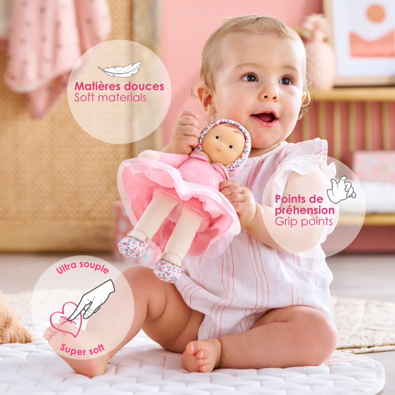 Doudou Miss Ballerine Rose Grenadine
