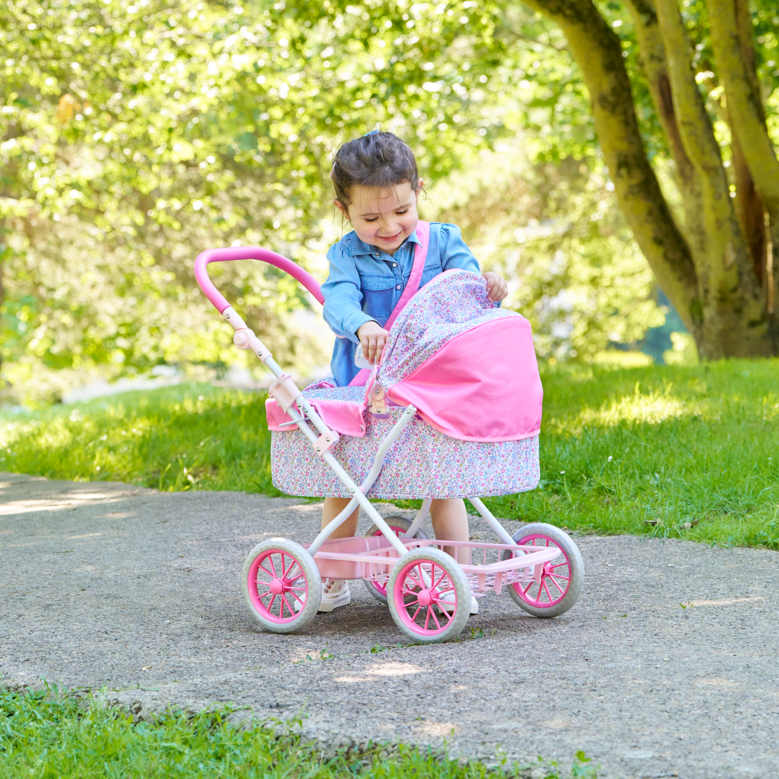 Landau Floral pour poupons 36 / 42 et 52 cm