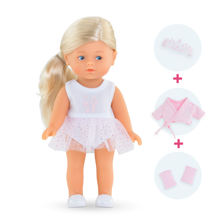 Coffret Poupée Mini Corolline Rosy Ballerine