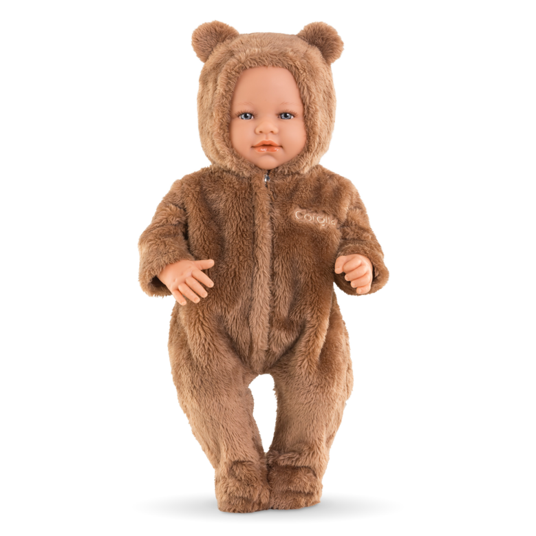 Pilote Ours Brun pour poupon 42 cm