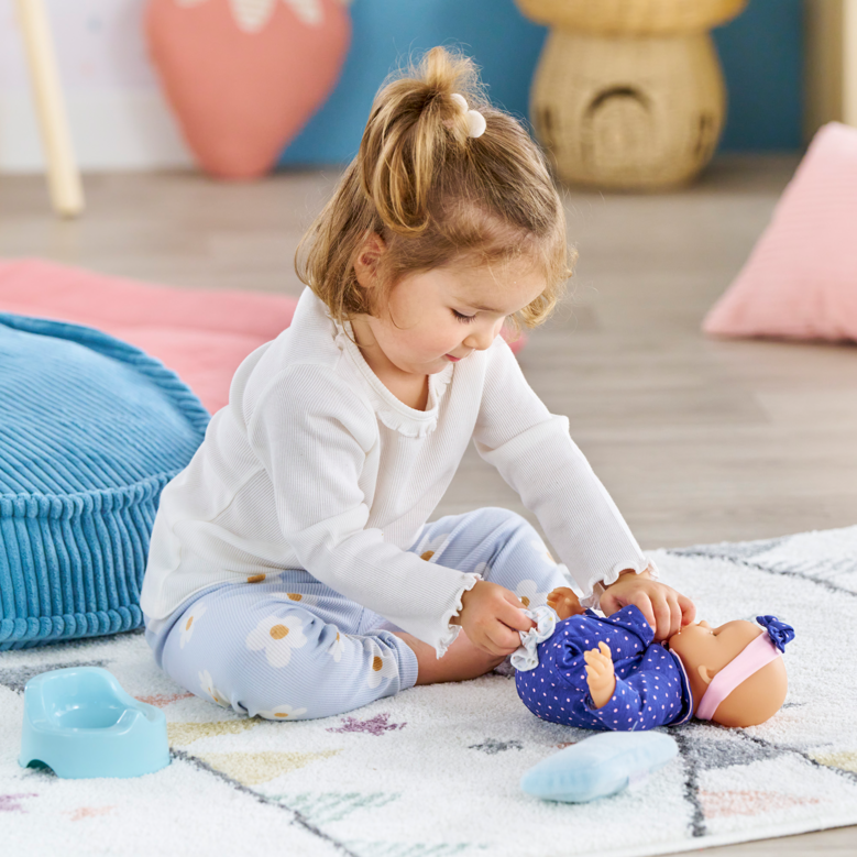 Pot & Lingette Étoiles pour poupon 30 et 36 cm