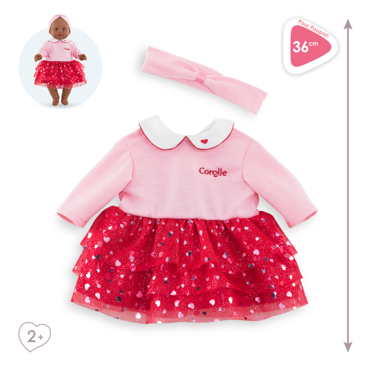 Robe poupon corolle 36 cm new arrivals