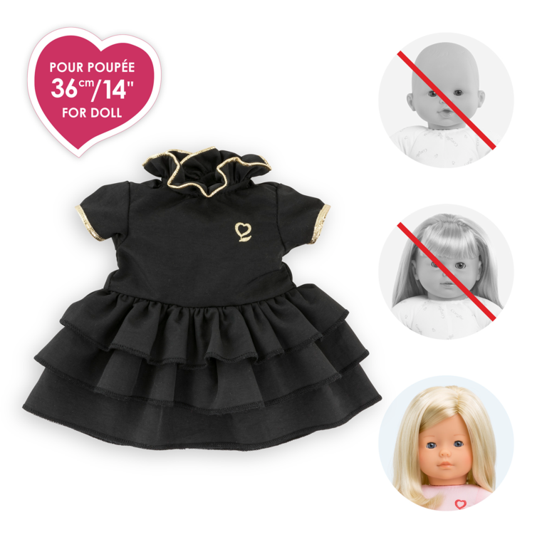 Petite Robe Noire pour poupée ma Corolle