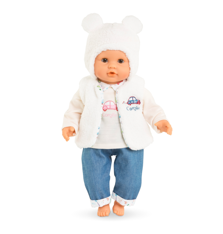 Ensemble Hiver Week-end à Paris pour poupon 30 cm