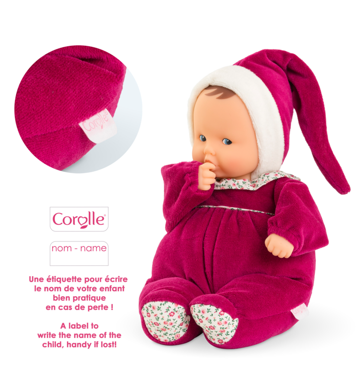 Doudou Babipouce Rose Grenadine