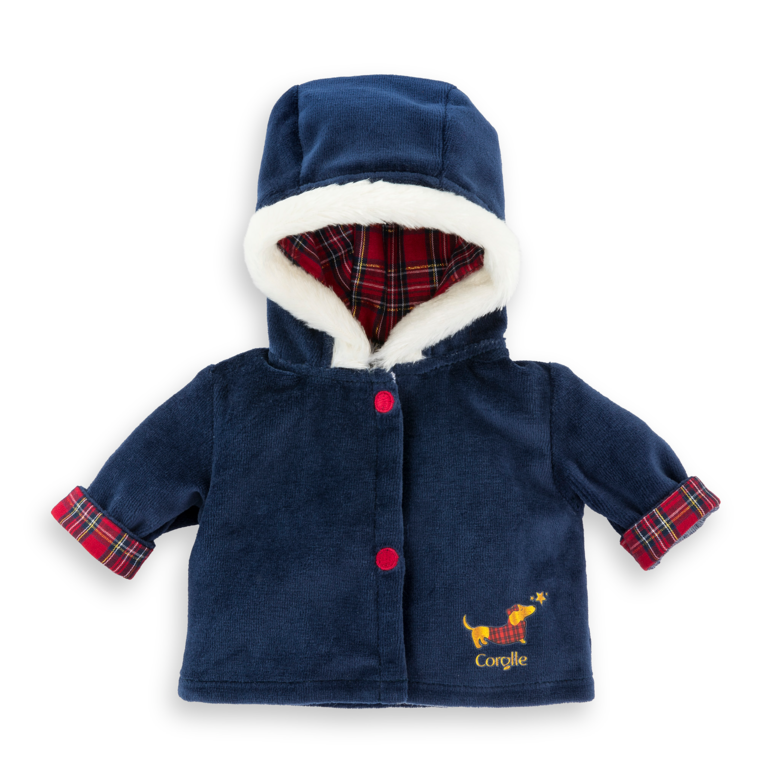 Manteau Corolle en Fêtes pour poupon 30 cm
