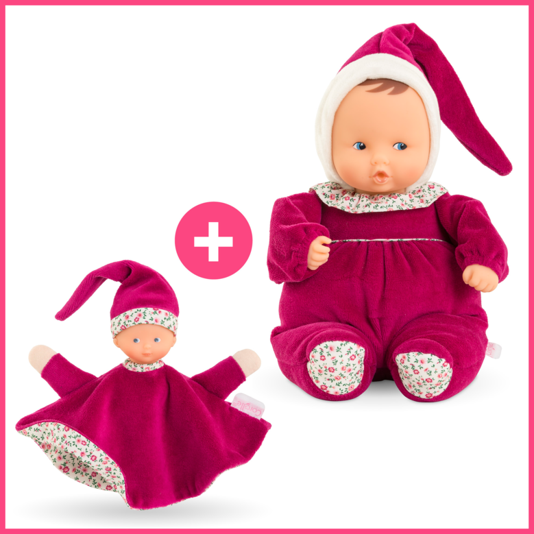 Doudous Tidoudou & Babipouce Rose Grenadine