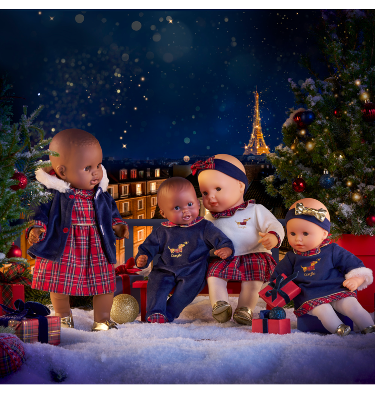 Mon Bébé Calin Margaux et Manteau Corolle en Fêtes