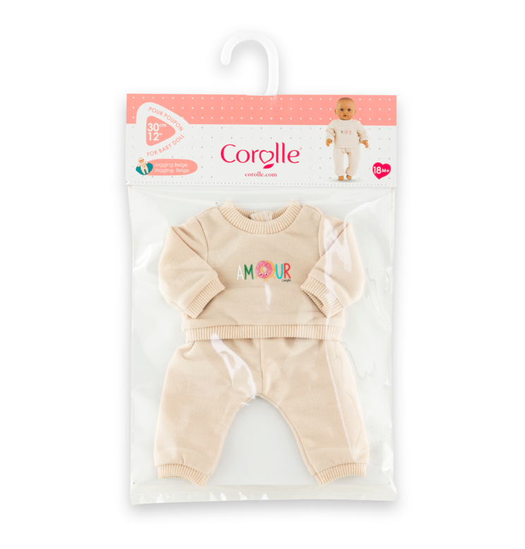 Jogging Beige pour poupon 30 cm