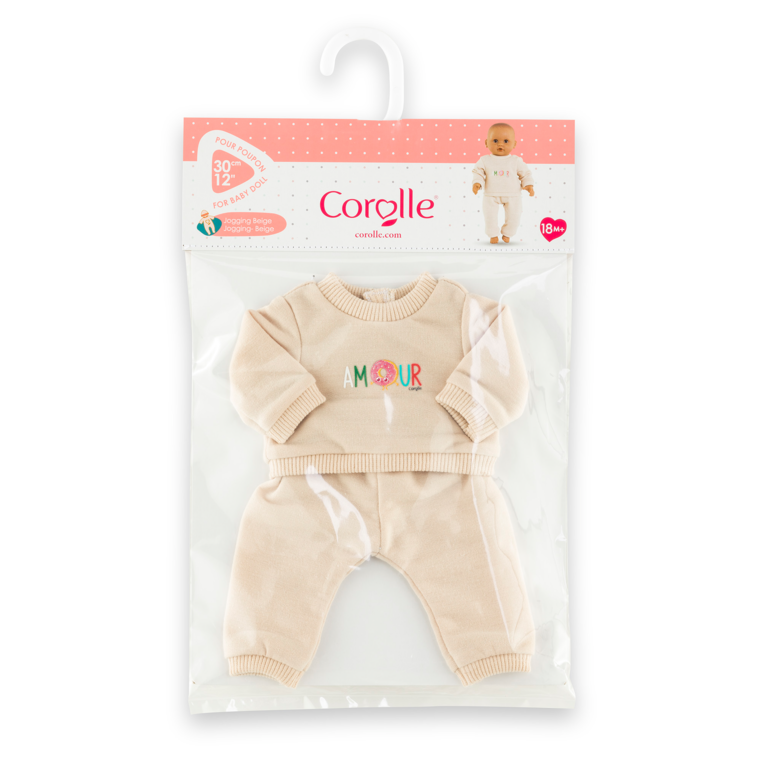 Jogging Beige pour poupon 30 cm
