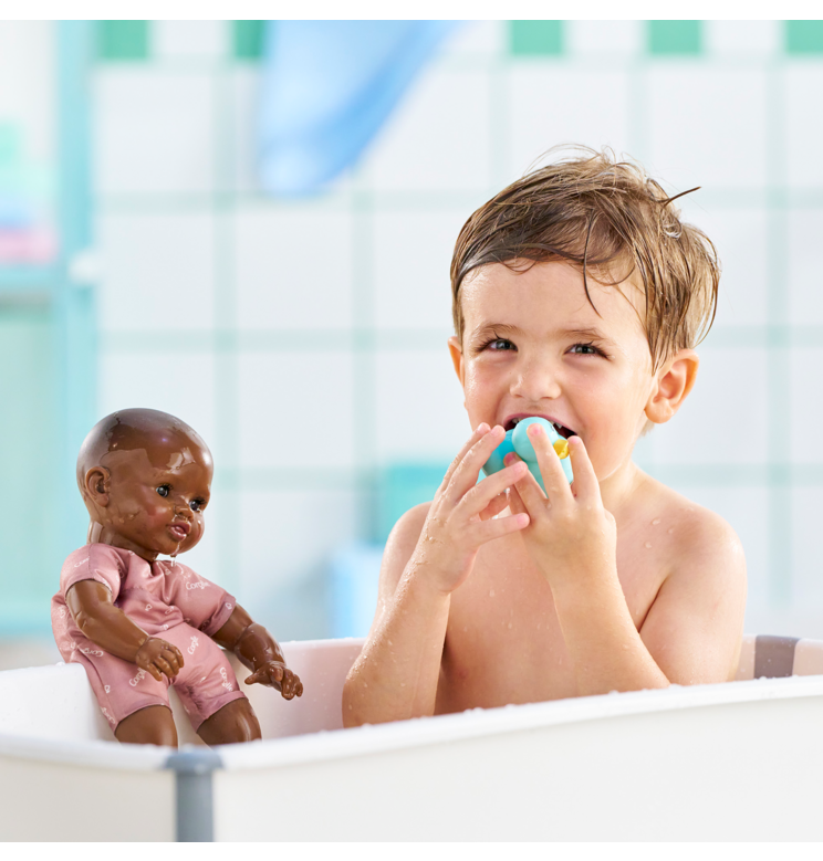 Poupon Bébé Bain Alyzée - Canard