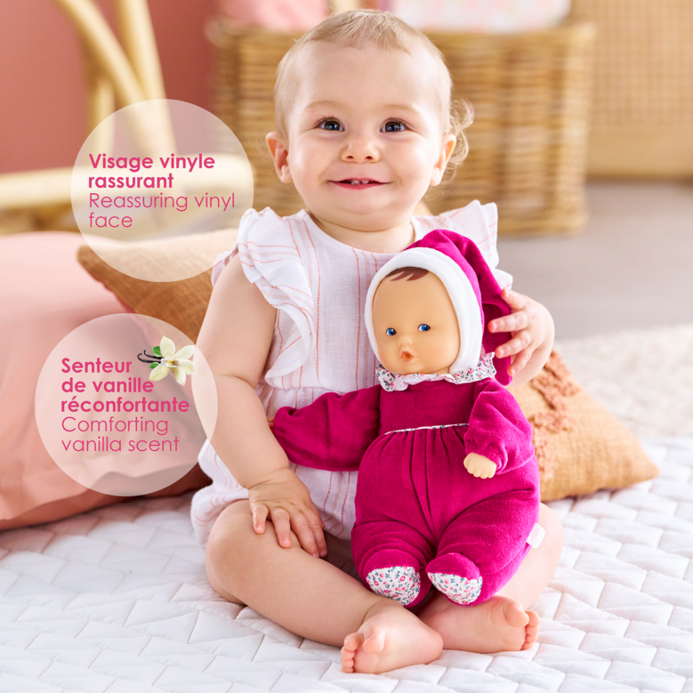 Doudou Babipouce Rose Grenadine