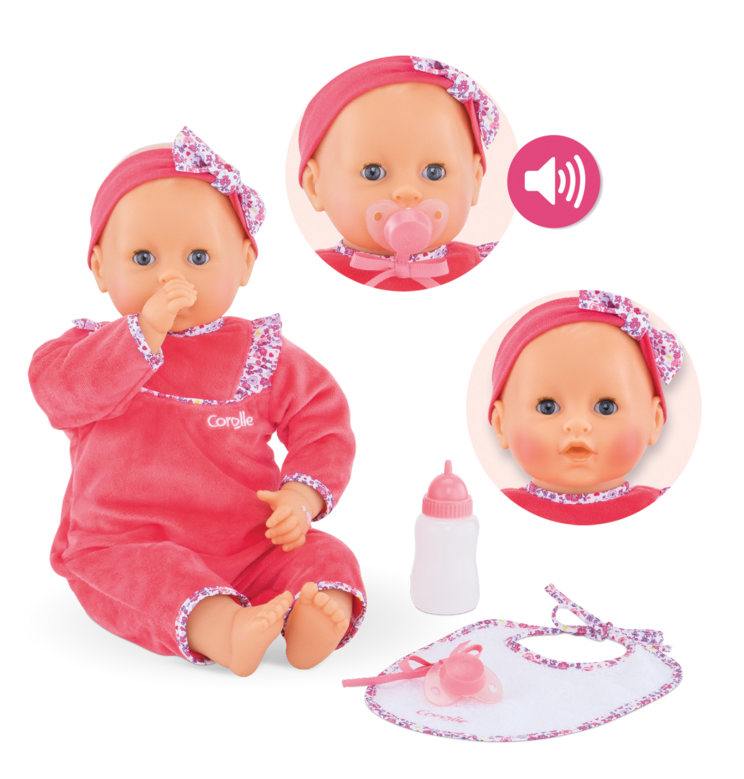 Lila Chérie se balade en Poussette Canne Rose