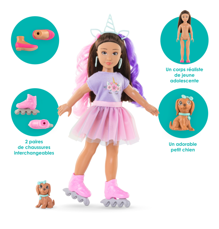 Coffret Poupée Corolle Girls Luna Licorne