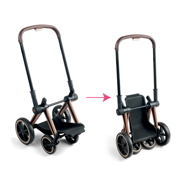 Landau 3 en 1 Cybex Priam Noir pour poupon 36 / 42 cm