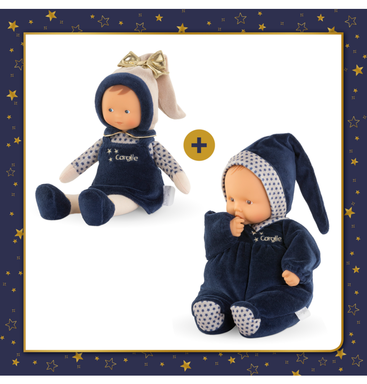 Mes Doudous Miss & Babipouce Marine Rêves d'Étoiles