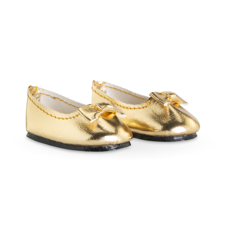 Ballerines dorées pour poupée ma Corolle