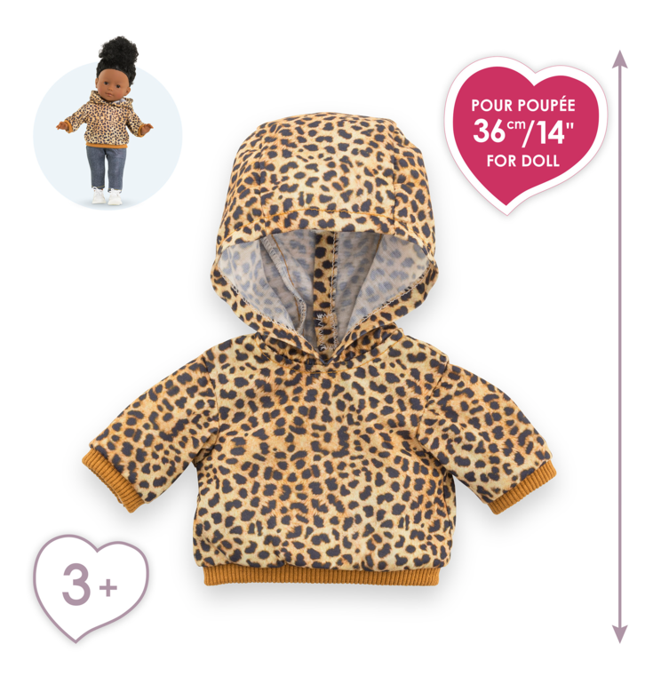 Sweat Léopard pour poupée ma Corolle