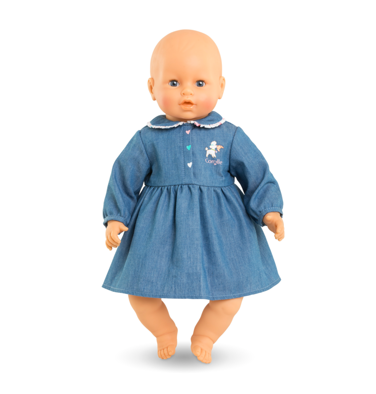 Robe Week-end à Paris pour poupon 42 cm