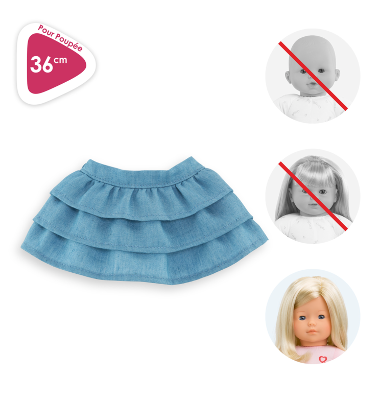 Jupe à Volants pour poupée ma Corolle