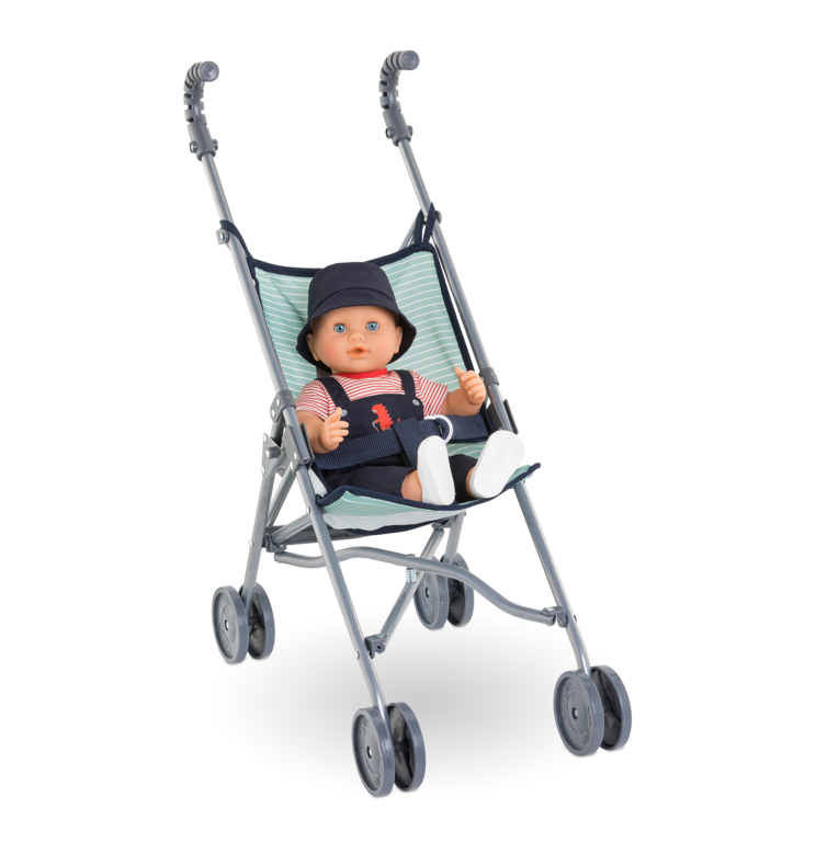 Poussette Canne Sauge pour poupon 36/42/52 cm