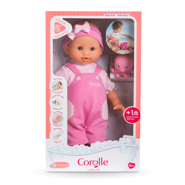 Poupon Bébé Bain Océane - Coquillages