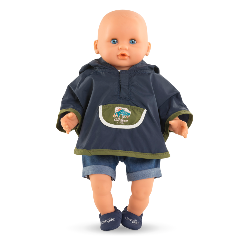 Poncho De Pluie Petit Explorateur pour poupon 30 cm