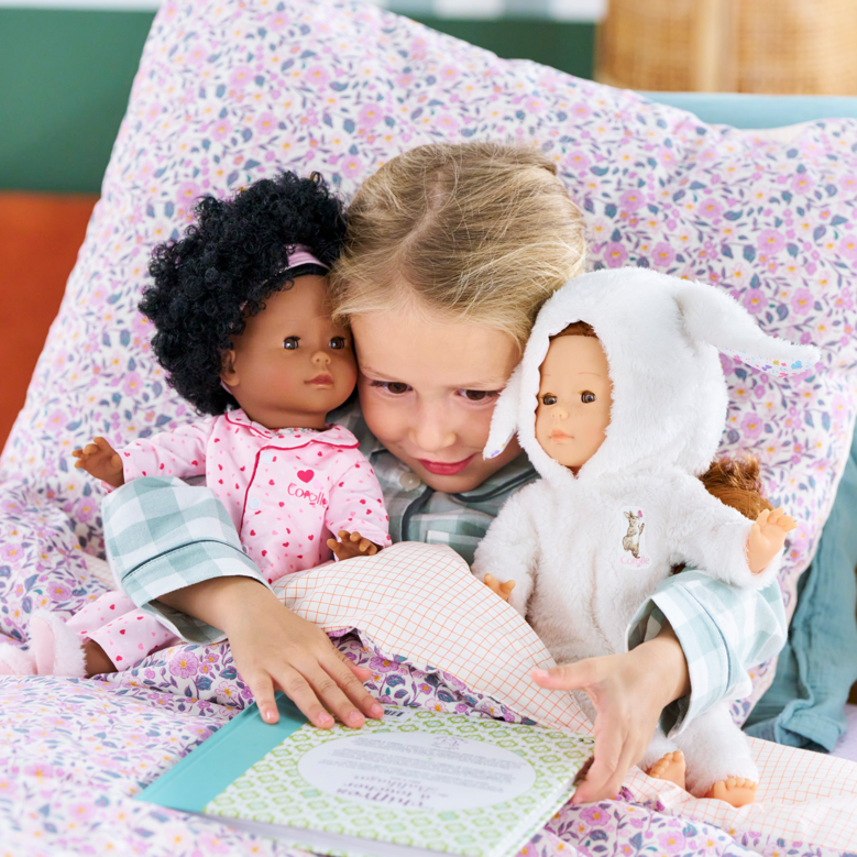 Pyjama Lapin Peluche pour poupée ma Corolle