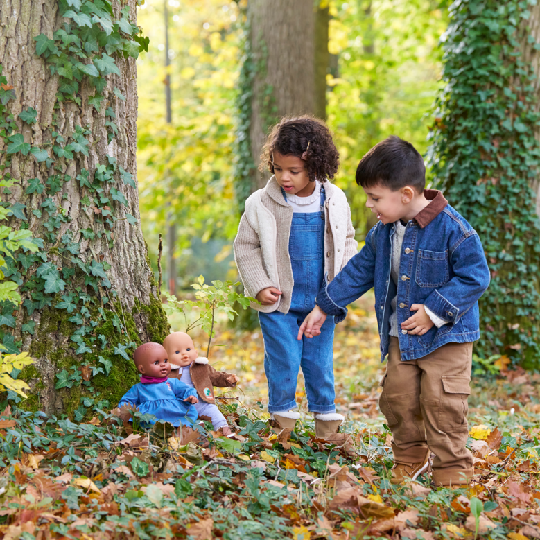 Dressing Petit Explorateur denim pour poupon 36 cm