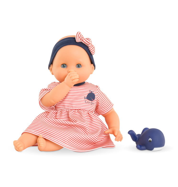 Poupon Bébé Bain Calypso - Baleine