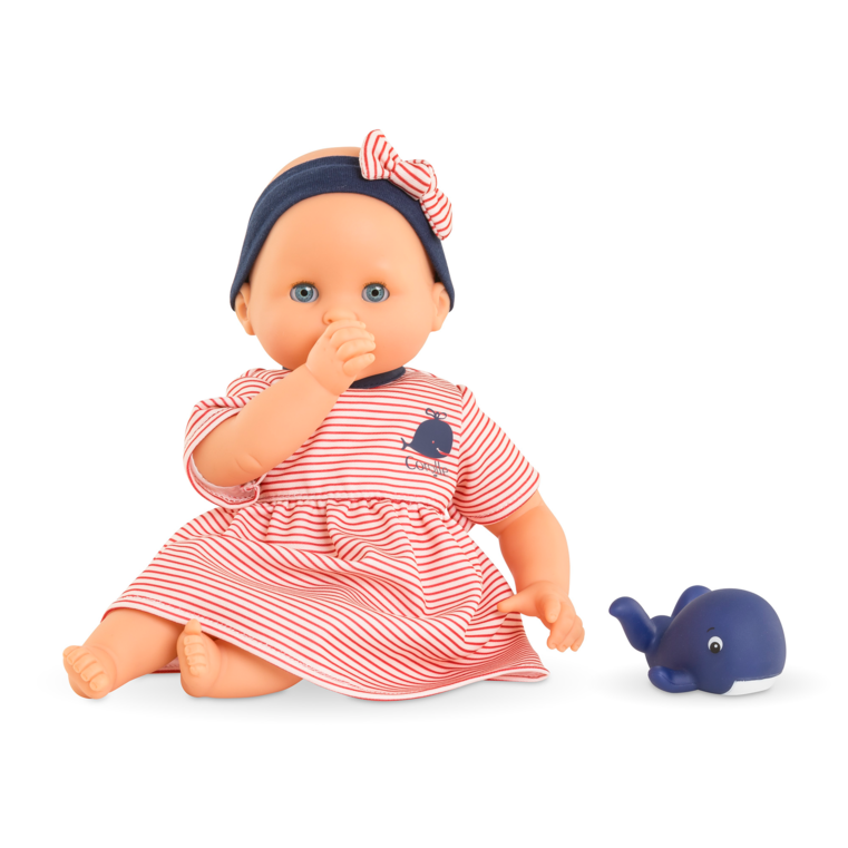 Poupon Bébé Bain Calypso - Baleine
