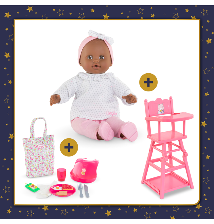 Mon Grand Poupon Lucie à table