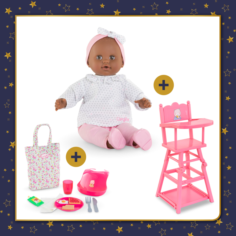 Mon Grand Poupon Lucie à table