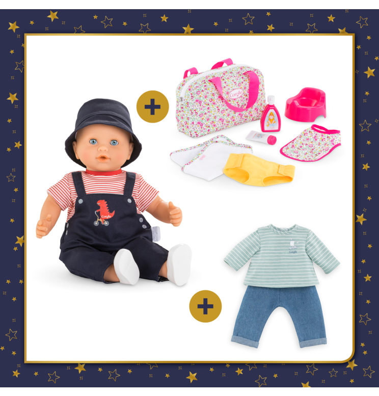 Mon Grand Poupon Eliott se change