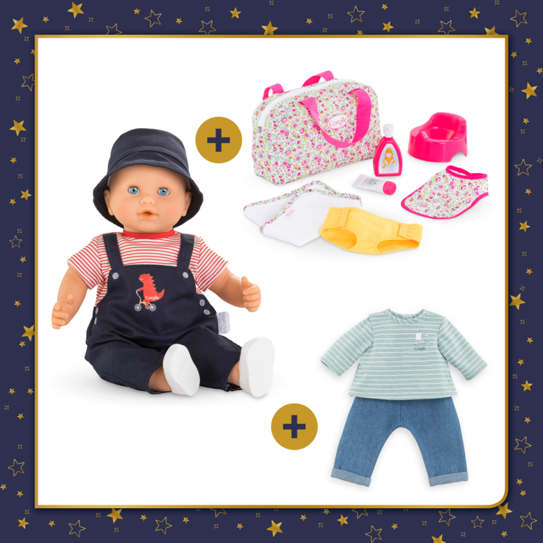 Mon Grand Poupon Eliott se change