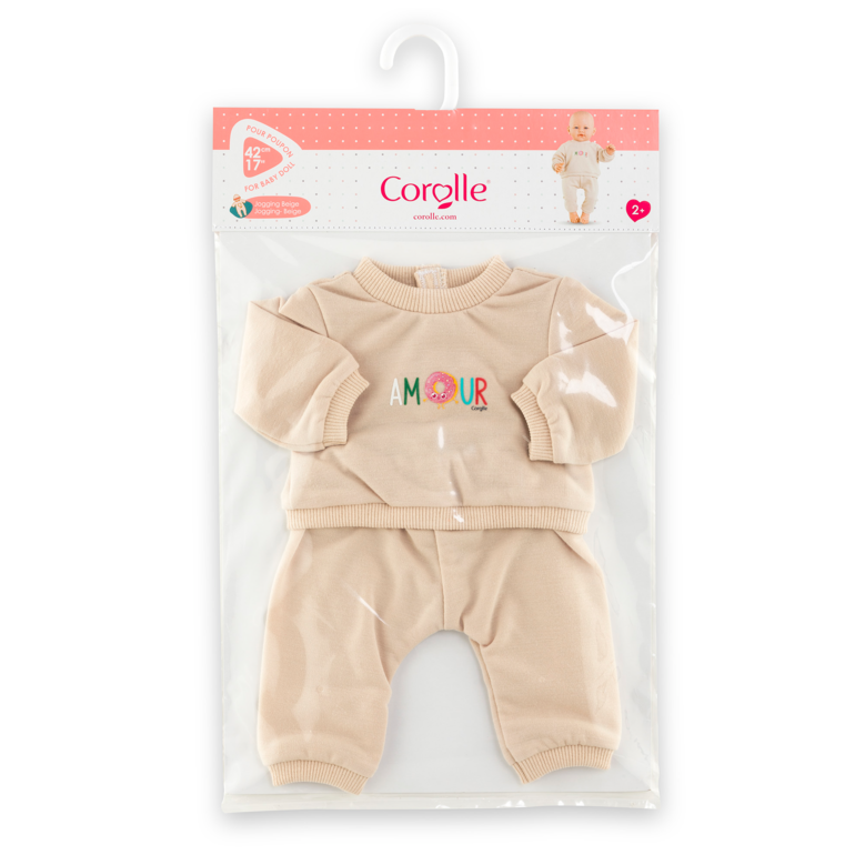 Poupon Rose et Jogging Beige