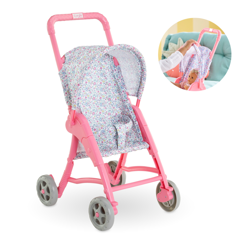 Poussette Florale pour poupon 30 cm