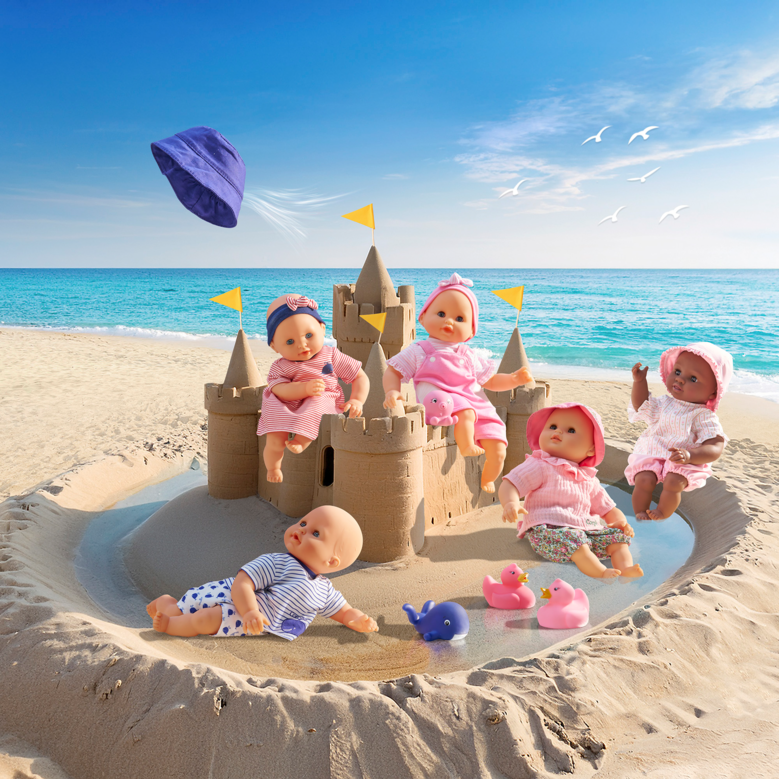 Poupon Bébé Bain Océane - Coquillages