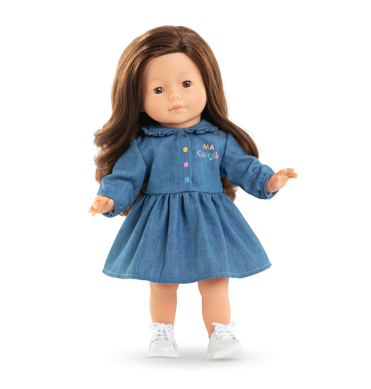 Robe Denim Manches Longues pour poupée ma Corolle